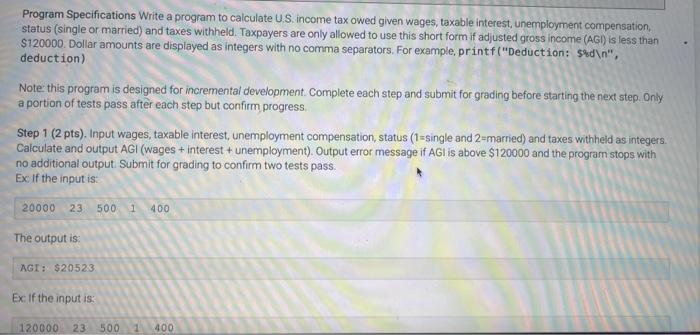 Solved in c programming only please!! also, i am able to get | Chegg.com