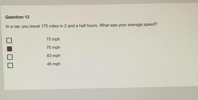 2 and a half hours in miles