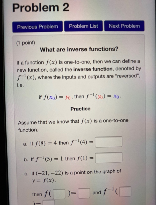 Solved Problem 2 Previous Problem Problem List Next Problem | Chegg.com