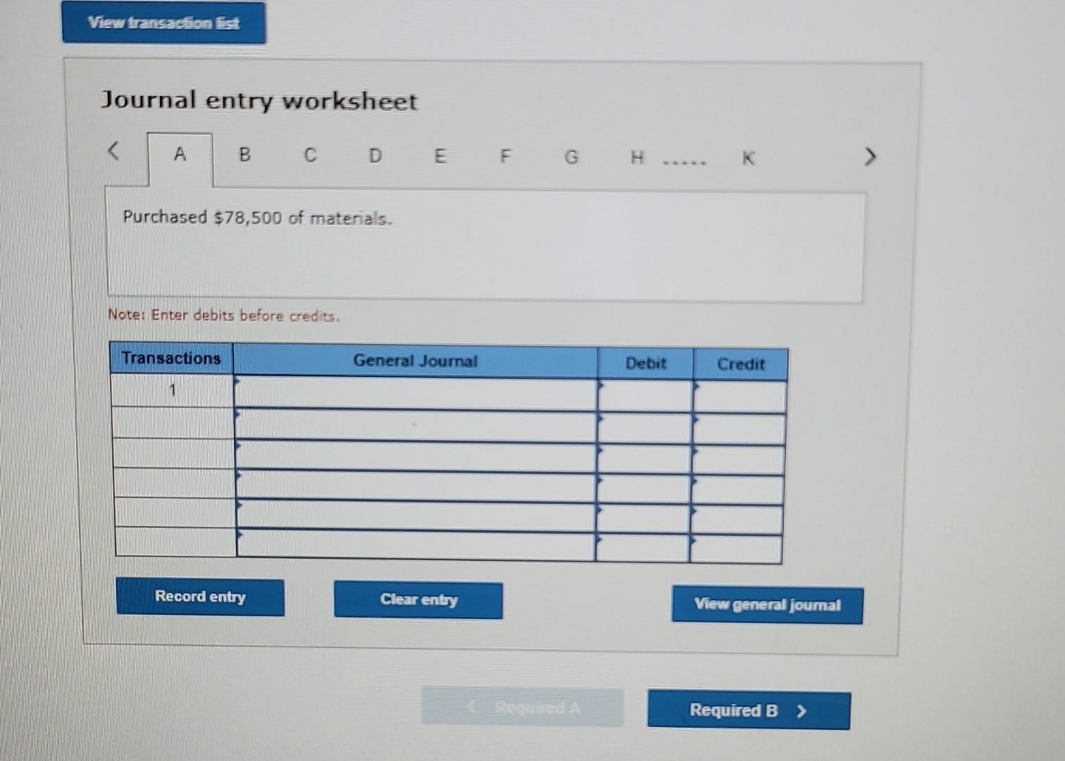 Solved Prepare joumal entries to record the transactions. | Chegg.com
