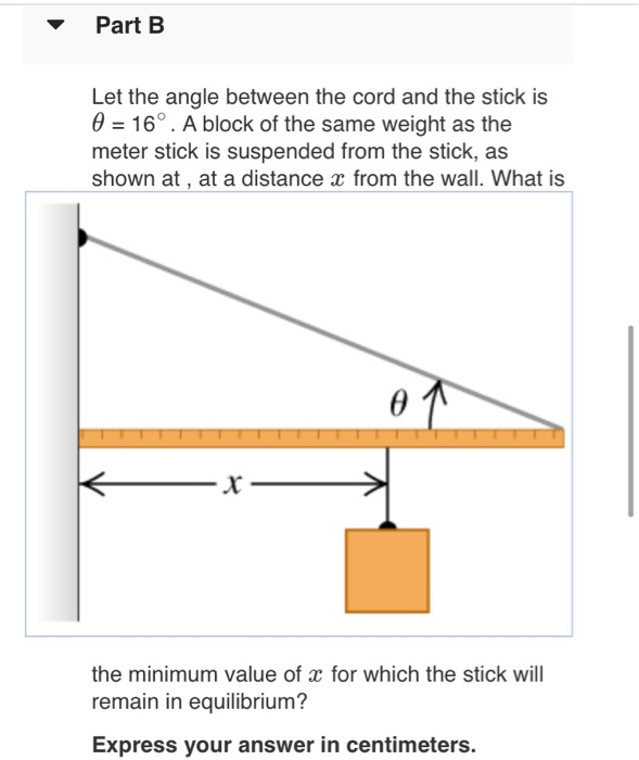 Solved One end of a uniform meter stick is placed against a | Chegg.com