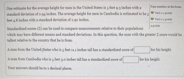 Comparison of National Average Height Estimates