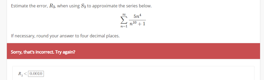 Solved Estimate the error, R3, ﻿when using S3 ﻿to | Chegg.com