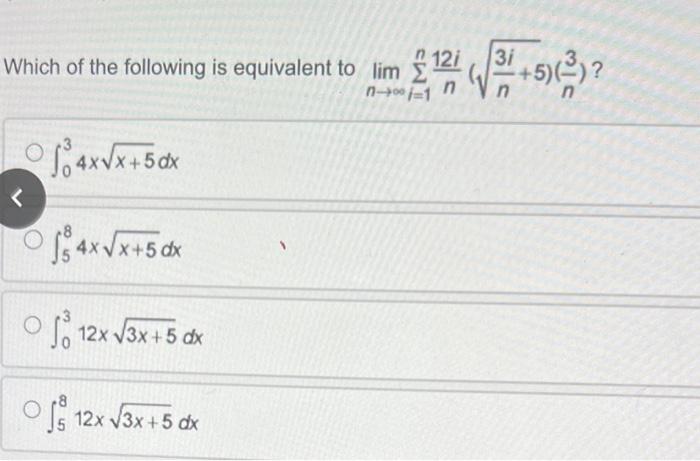 Solved Which of the following is equivalent to | Chegg.com