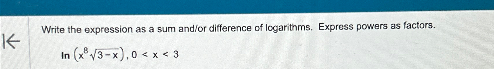 Solved Write the expression as a sum and/or difference of | Chegg.com