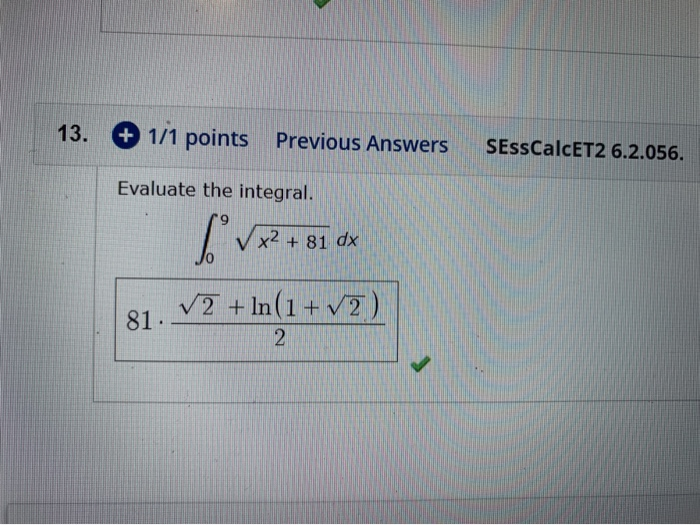 Solved Integration By Trigonometric SubstitutionEvaluate The | Chegg.com