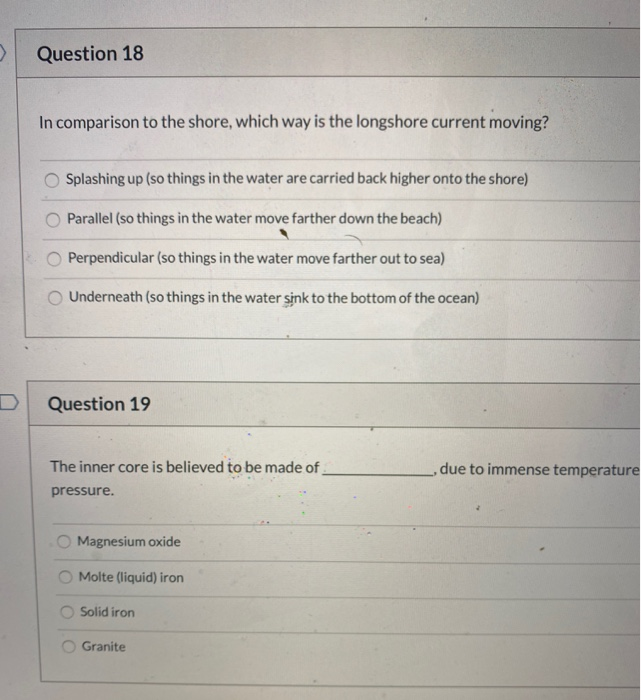 Solved D Question 12 1 pts Which type of landform is known | Chegg.com