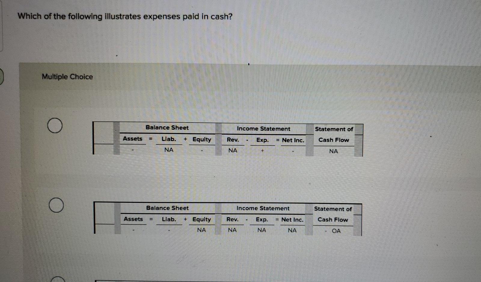 expenses paid in advance is shown in the balance sheet on