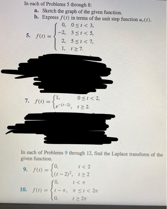Solved In each of Problems 1 through 4, sketch the graph of | Chegg.com