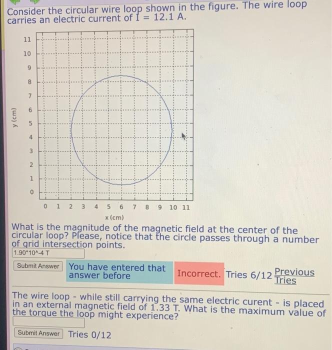 Solved Consider The Circular Wire Loop Shown In The Figure. | Chegg.com