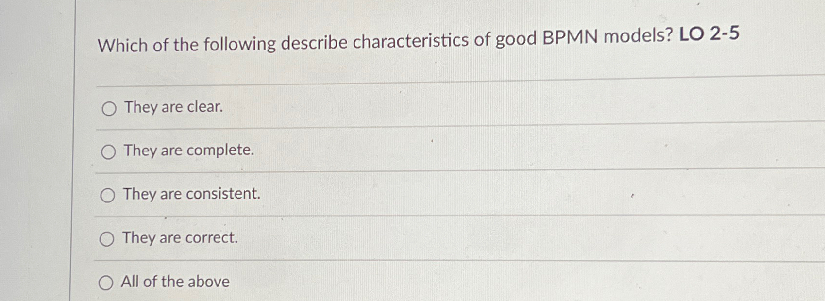 Solved Which of the following describe characteristics of | Chegg.com