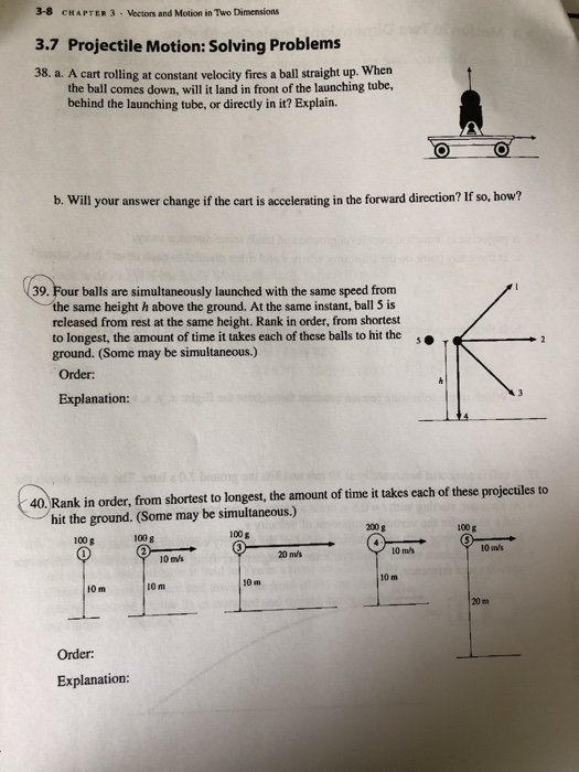 Solved 3-8 CHAPTER 3. Vectors And Motion In Two Dimensions | Chegg.com