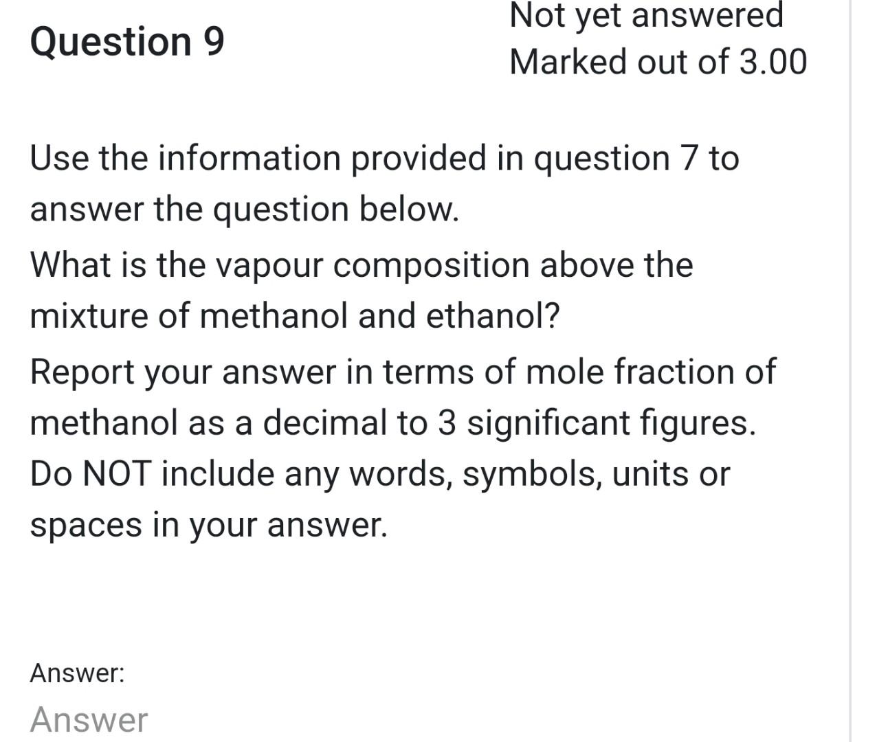 Solved Not Yet Answered Marked Out Of 1.00 O O O Question 1 | Chegg.com