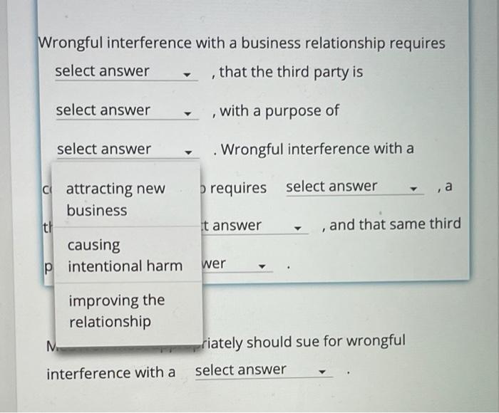 solved-wrongful-interference-with-a-business-relationship-chegg