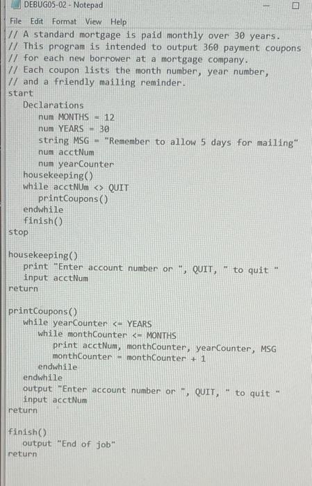 Solved 1. Your downloadable files for Chapter 5 include | Chegg.com