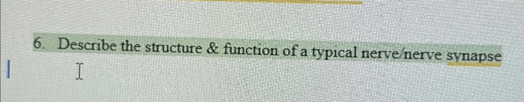 Solved Describe the structure & function of a typical | Chegg.com