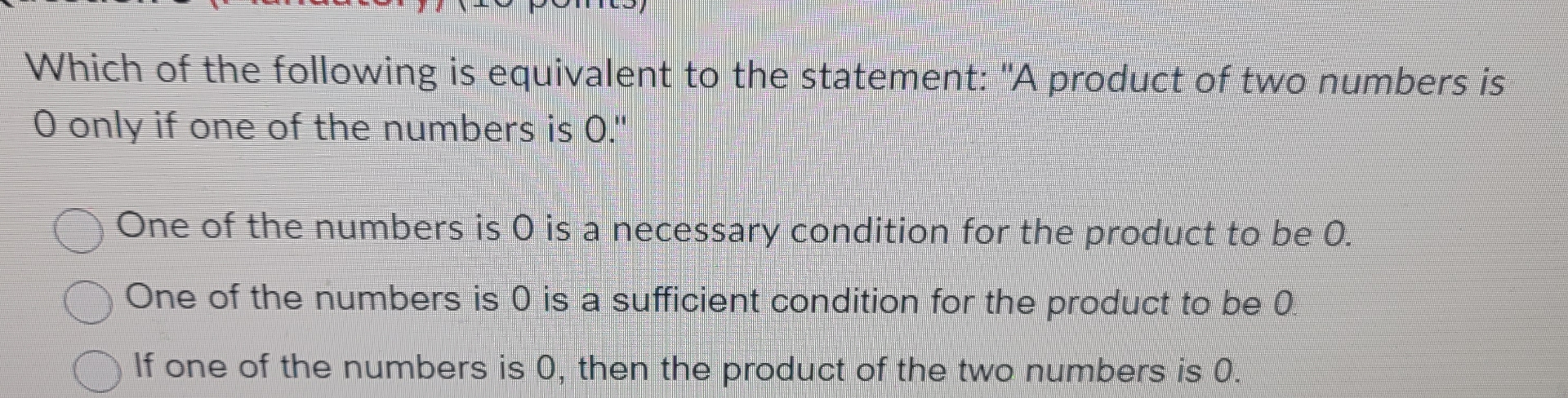 Solved Which of the following is equivalent to the | Chegg.com