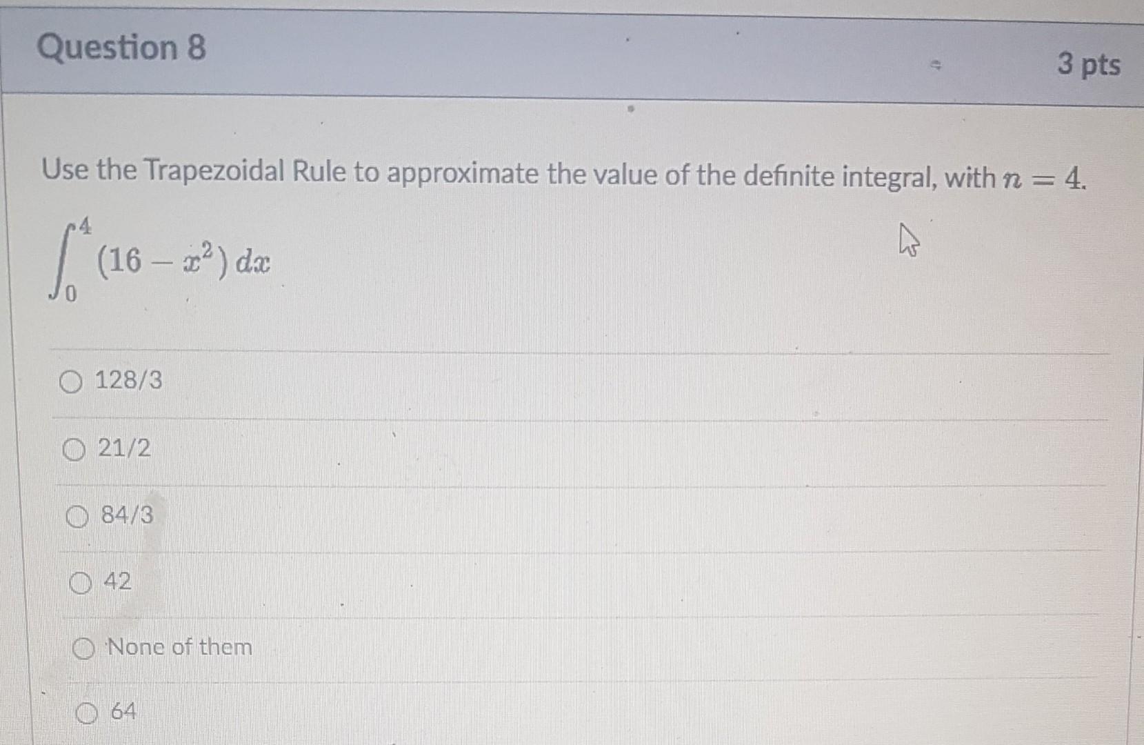 Solved Use The Trapezoidal Rule To Approximate The Value Of | Chegg.com