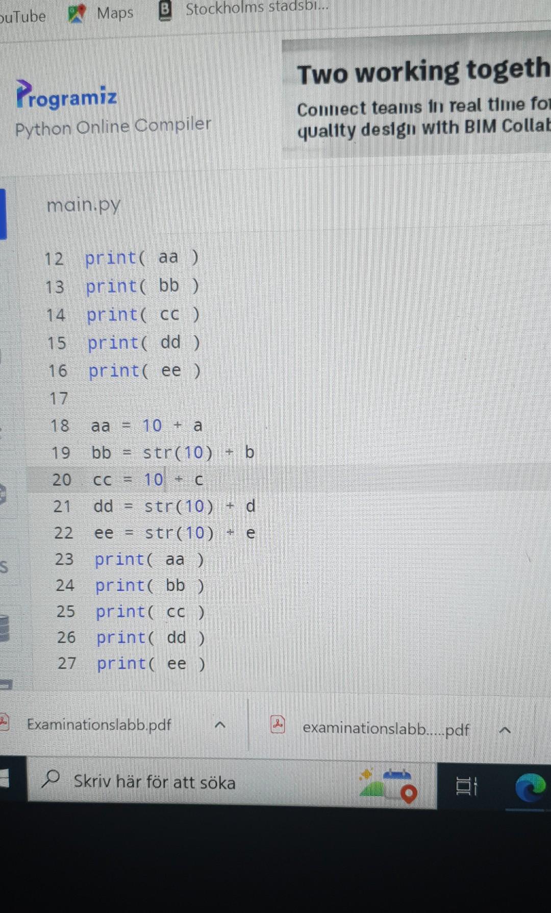 Solved Programiz Python Online Compiler main.pyrogramiz Two