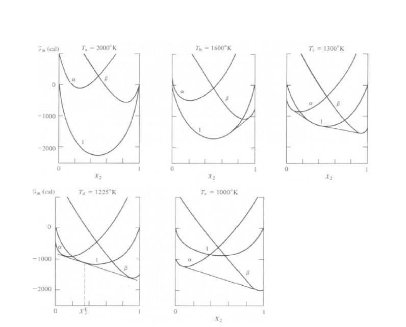 Solved Construct the phase diagram based on the free energy | Chegg.com