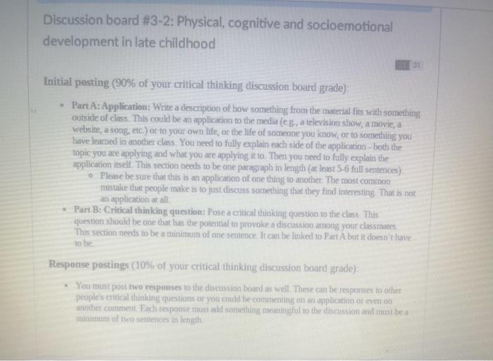 Late childhood hotsell cognitive development