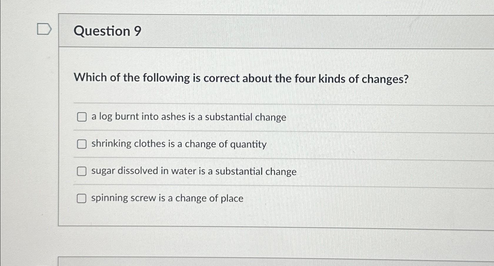 Solved Set The Correct Order For The Aristotelian | Chegg.com