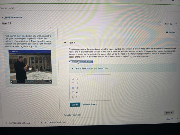 Solved Course Home CH 03 Homework item 21