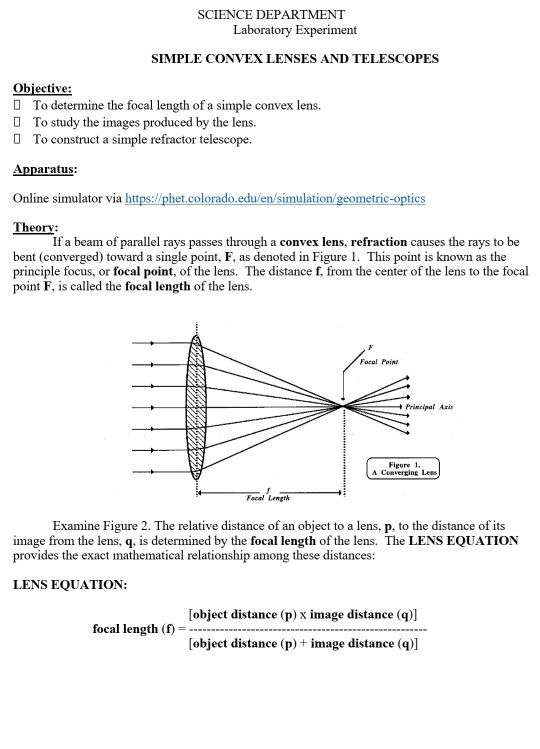 Lab For Astronomy What You Need To Solve It, Is Ev...