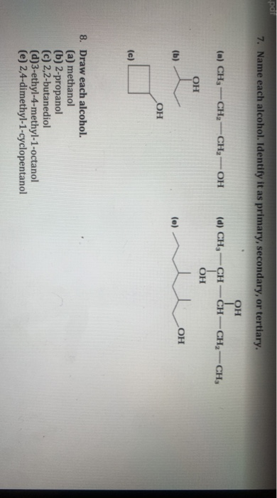 1 octanol alochol is a primary