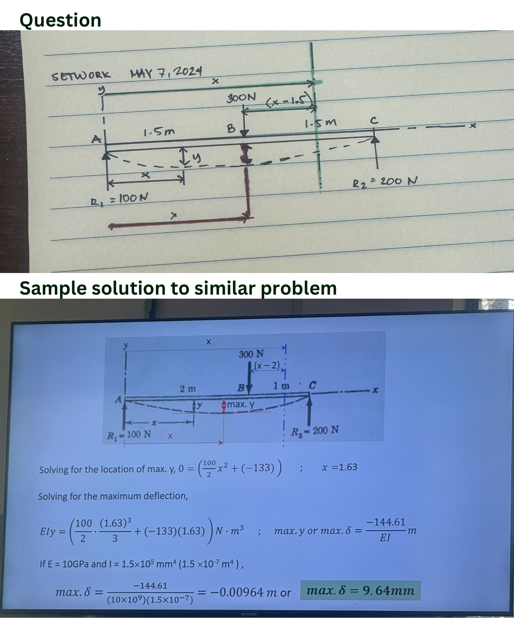 Please Help Theory Of Structure Subject 