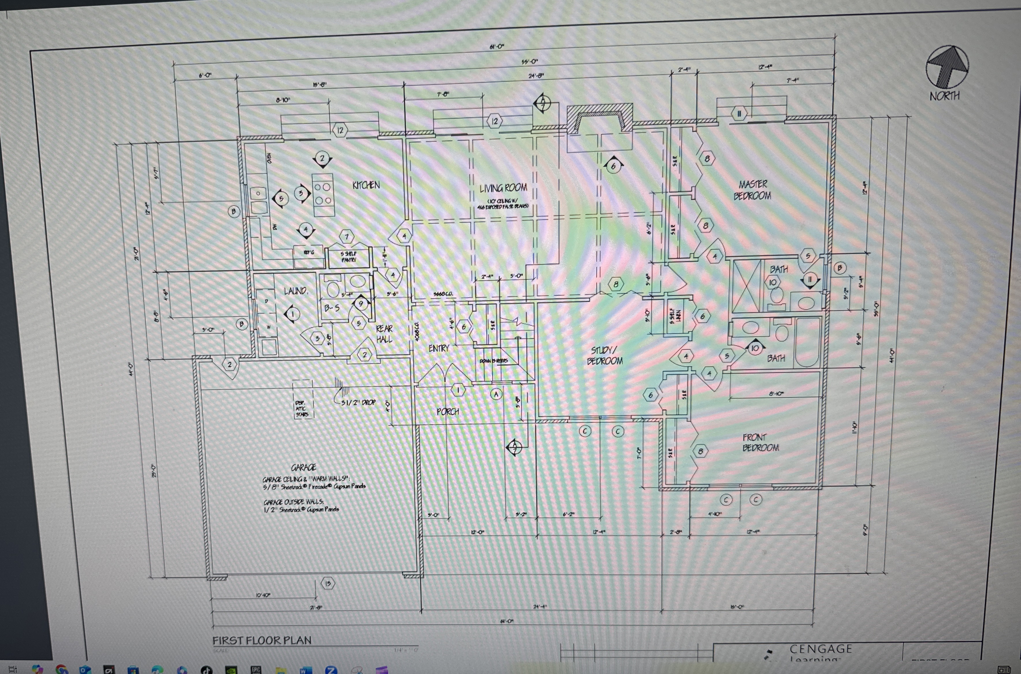 Calculate square feet of house