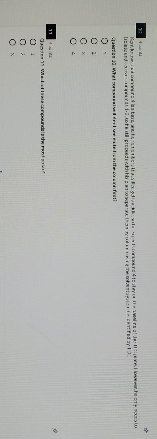 Solved 9 4 points Use the following information to answer | Chegg.com
