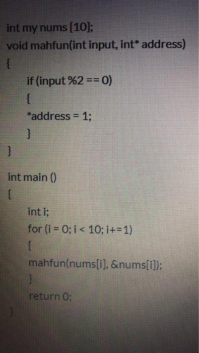 Solved a Convert from C to MIPS • If the code illustrates a | Chegg.com
