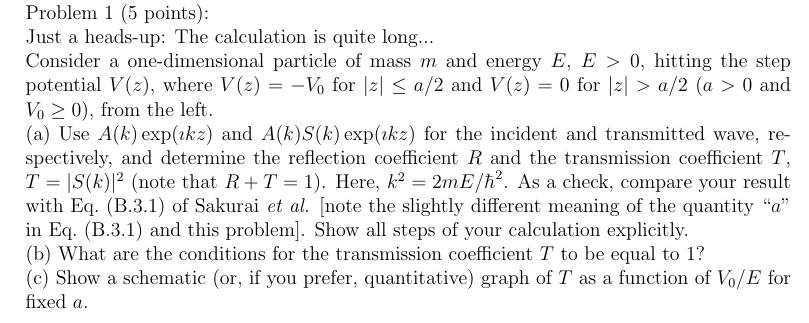 Solved Problem 1 (5 ﻿points): Just a heads-up: The | Chegg.com