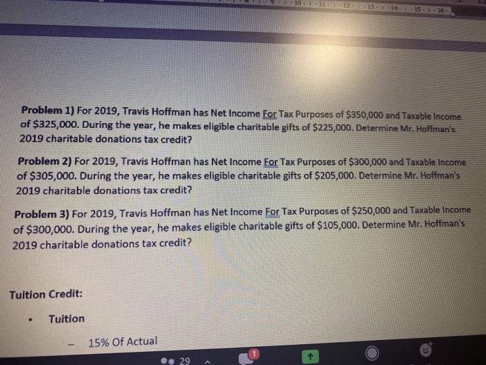 Solved Assignment 4 Medical Expenses Tax credit Ms. Maxine