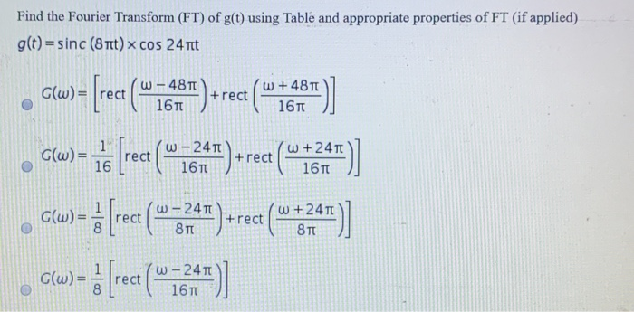 Solved (c) Let f(t) = sin(24t), and g(t) = cos(8nt). Write