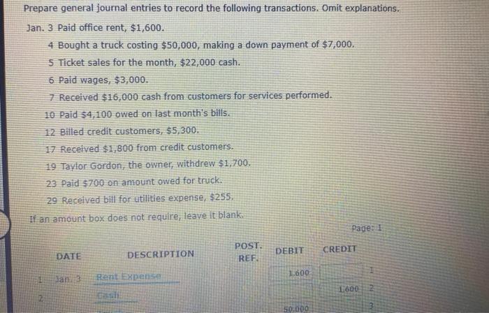 Solved Prepare general journal entries to record the | Chegg.com
