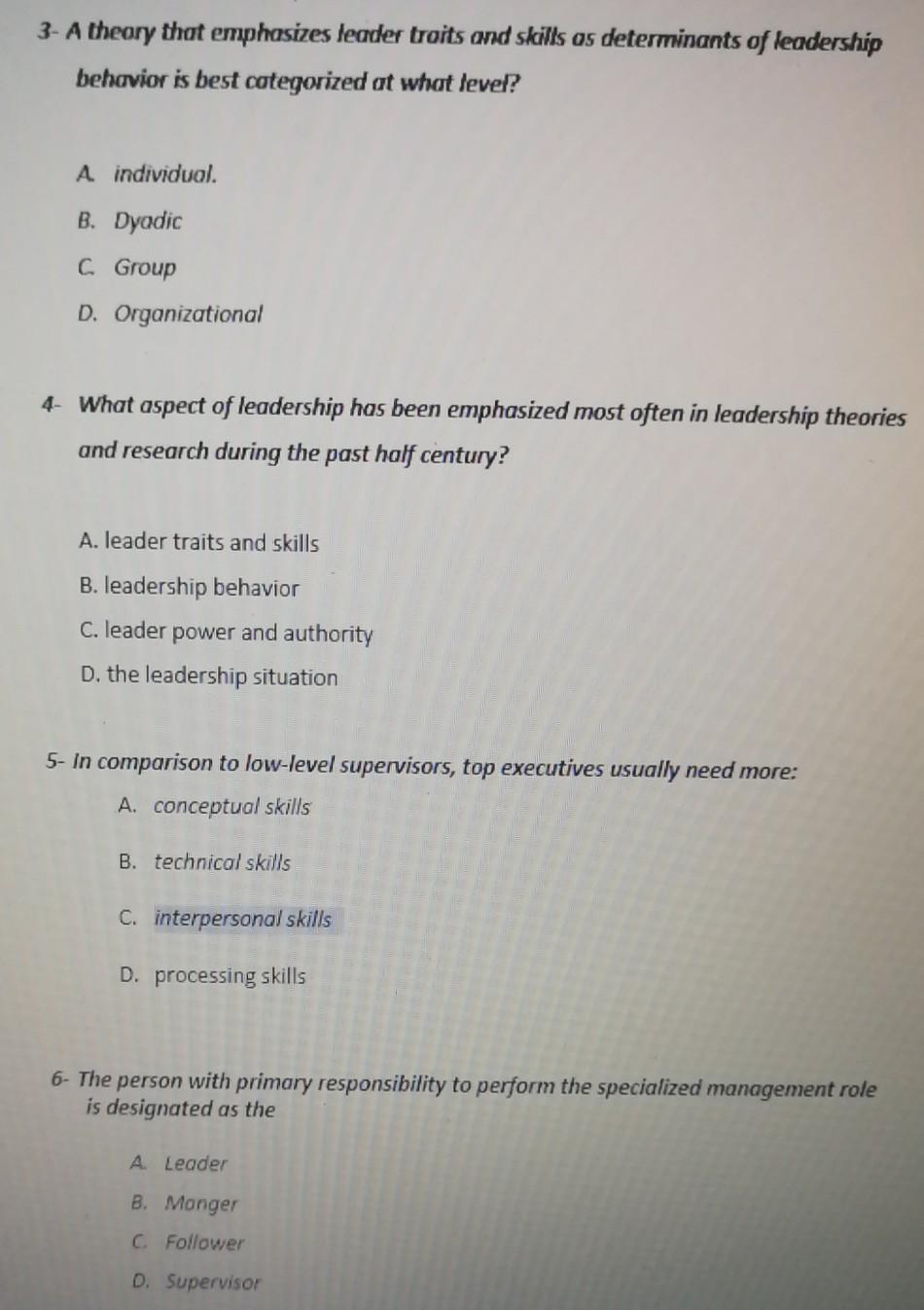 Solved Part B - Multiple Choice Questions (MCO) Q.1 Choose | Chegg.com