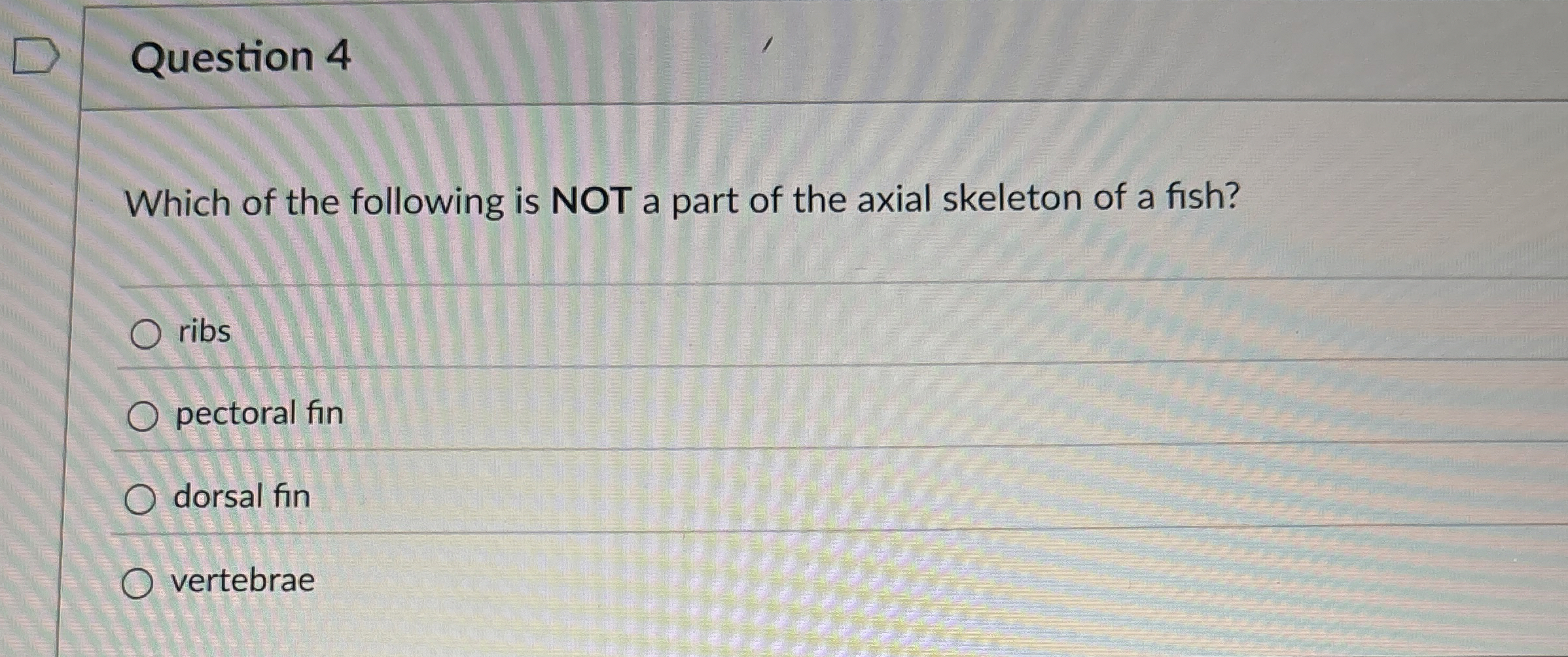 [Solved] Question 4 Which of the following is NOT a part of