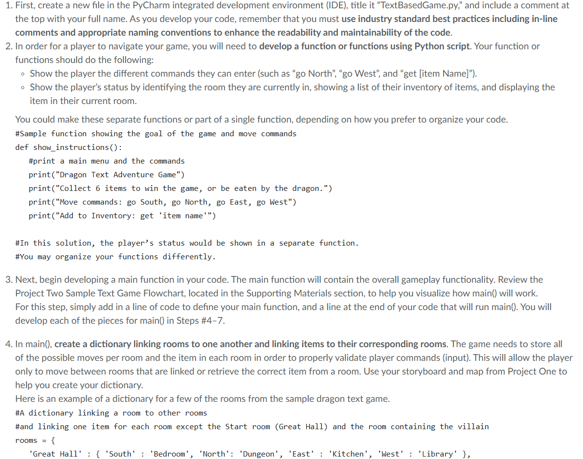 Solved please help, I have attached the full instructions, | Chegg.com