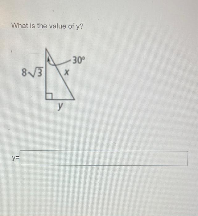 What is the value of \( y \) ?