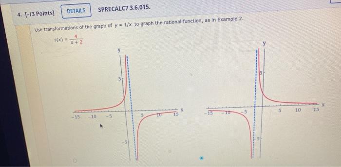 Solved DETAILS SPRECALC73.6.015. 4. [-13 Points] Use | Chegg.com