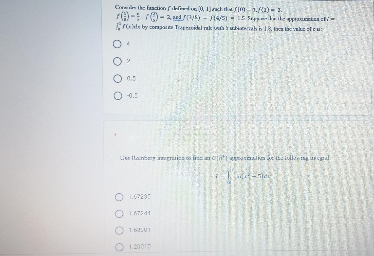 Solved Consider the function f defined on [0, 1] such that | Chegg.com