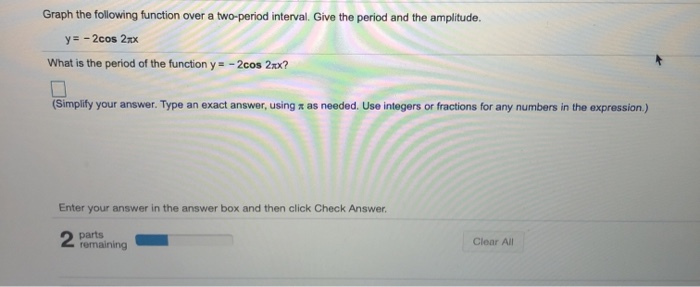 Solved Graph The Following Function Over A Two-period | Chegg.com