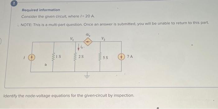 Solved Required Information Consider The Given Circuit, | Chegg.com