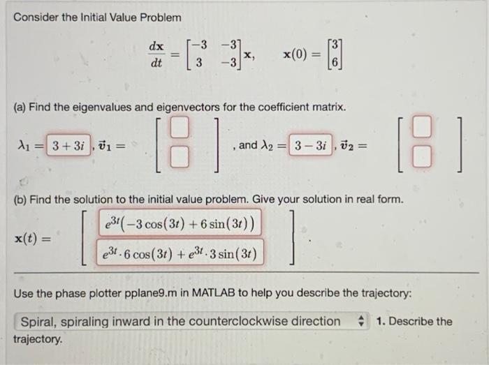 Solved Consider the Initial Value Problem | Chegg.com