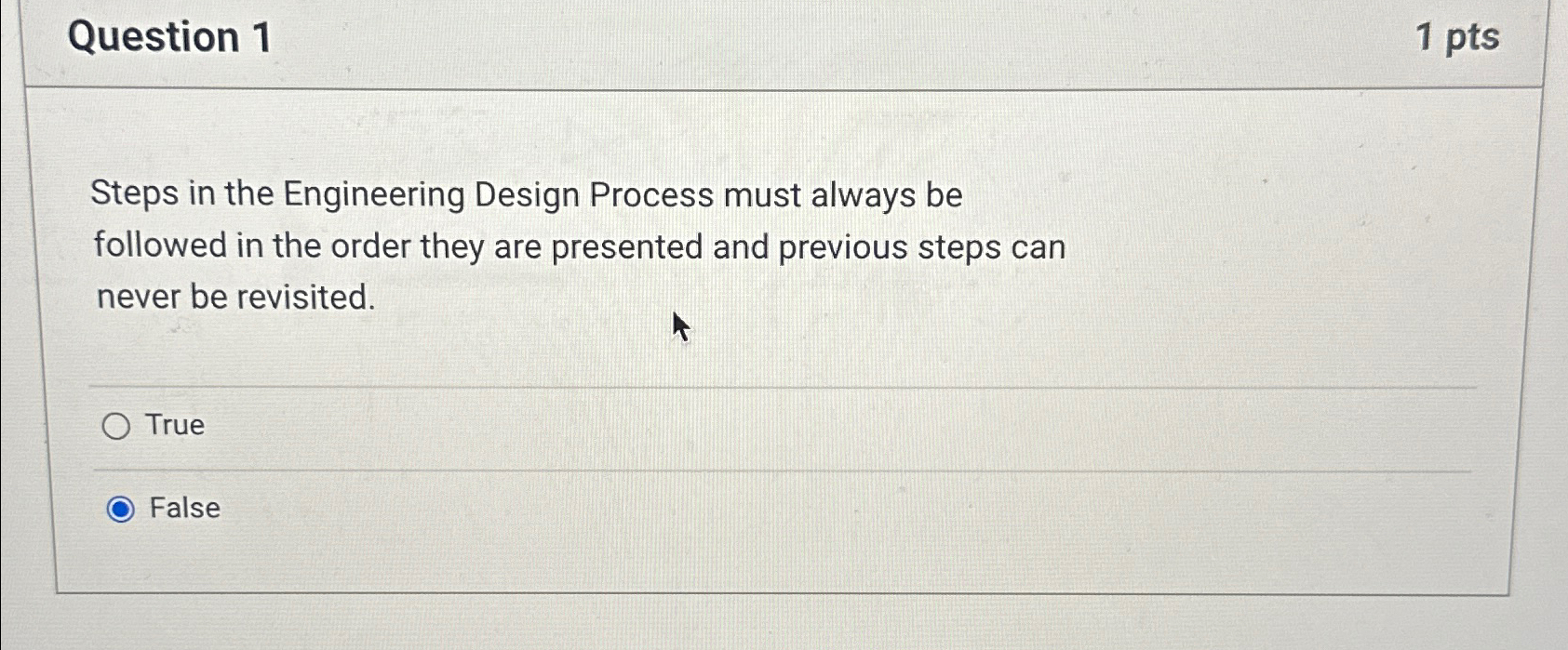 Solved Question 11 ﻿ptsSteps in the Engineering Design | Chegg.com