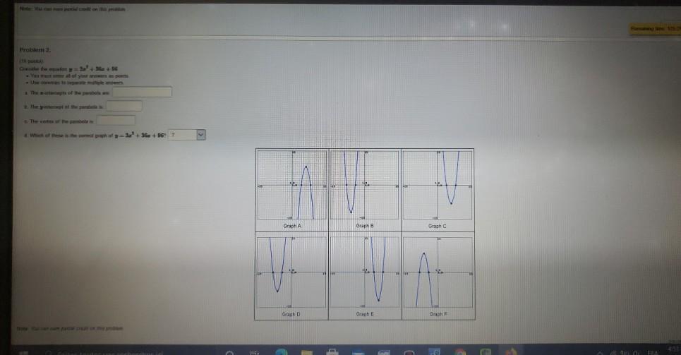 Solved the 496 + 9 + FP Graph Graph Graph 10 Grash | Chegg.com
