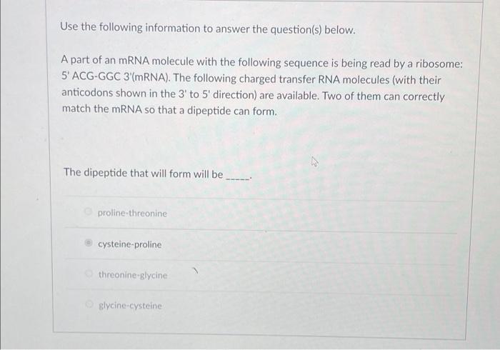 Solved Use the following information to answer the | Chegg.com