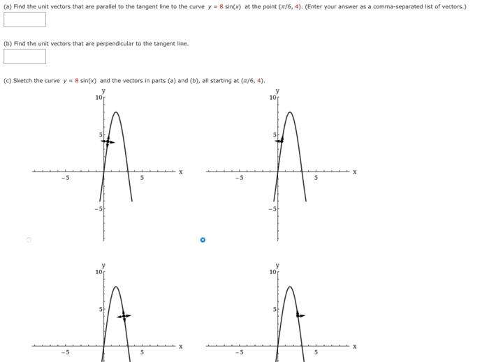 Solved (a) Find the unit vectors that are parallel to the | Chegg.com